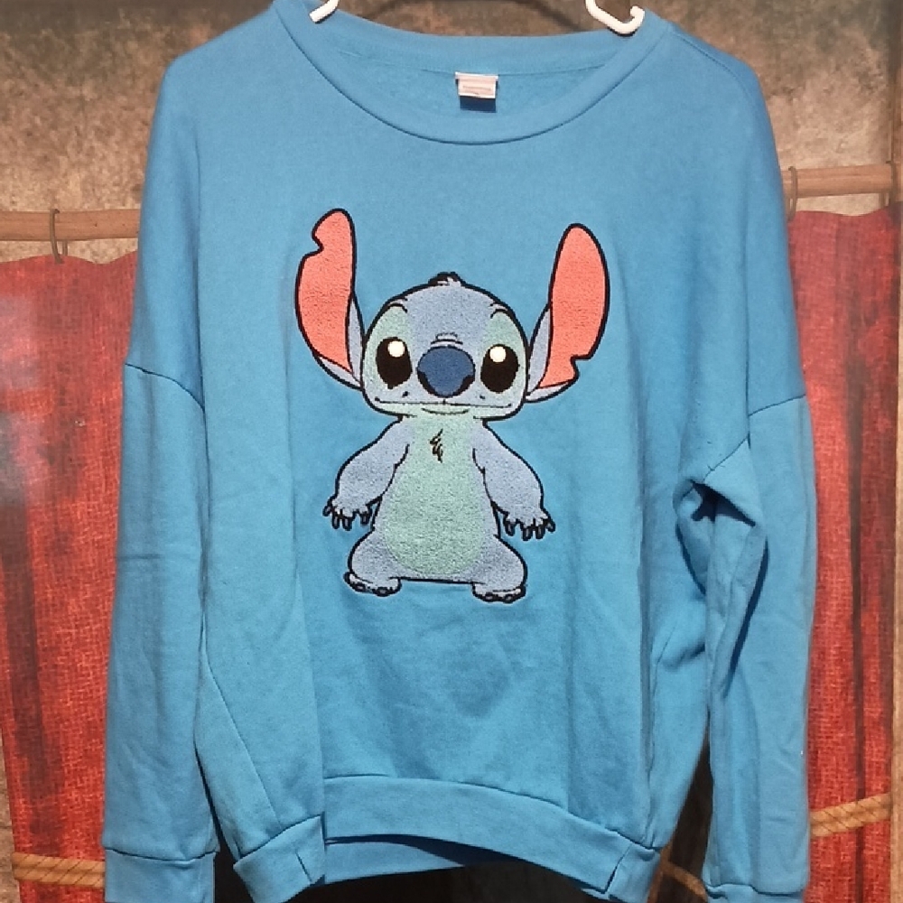 Disney Stitch Sweatshirt with Cartoon Character